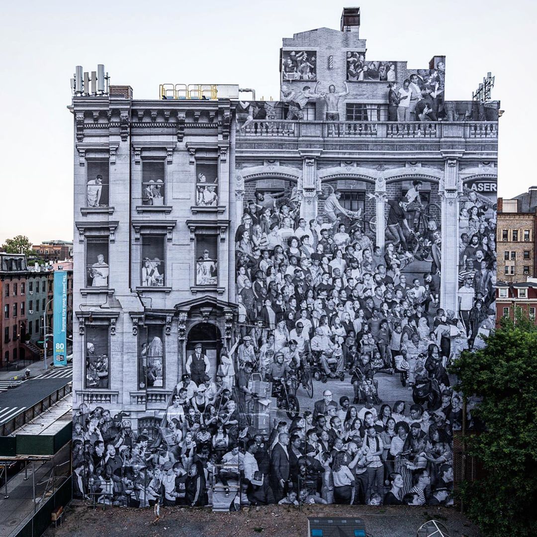 globalstreetart's tweet image. New Work New York by #Wheatpaste @jr 
📸: @marc @ludmilakreichman