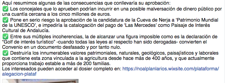 otro_y's tweet photo. Presentadas nuestras alegaciones al Convenio mixto Larios-Ayuntamiento de Nerja. Se pueden leer en este enlace: 
https://t.co/VXXjKRM07E

@GuzmanAhumada_ @ecologistas @agarzon @AndaluciaPorSi @iuandalucia @juralde @eliasbendodo @TeresaRodr_ @Podemos_AND https://t.co/jlmjFUQJKJ