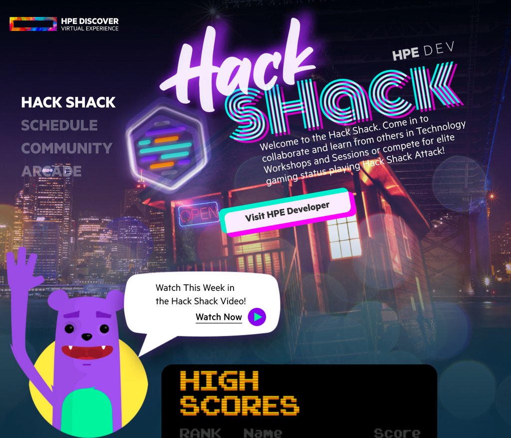 So, #HPEDiscover Virtual Experience is cool and all, but have you SEEN the <a href="/HPE_DevCom/">HPE Developer</a> Virtual Hack Shack?! datamattsson.io/2CzboQi