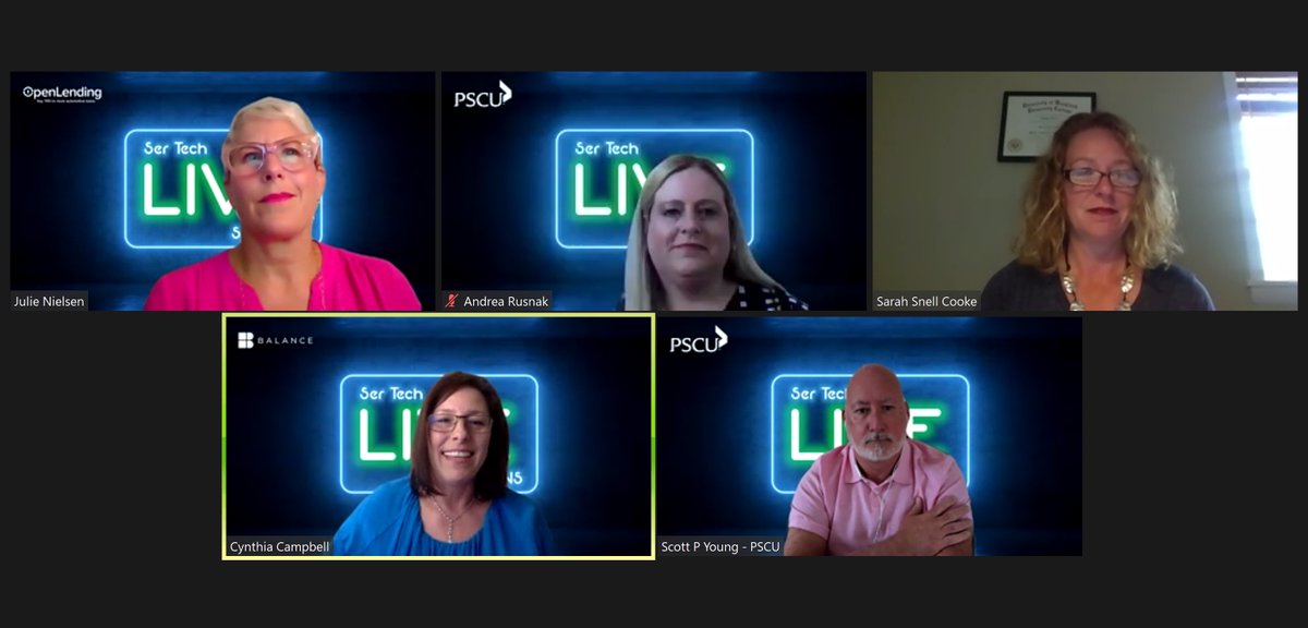 openlending's tweet photo. It was great to be included in the engaging dialogue about how credit unions are recovering from COVID-19 during Ser Tech's Live Sessions Webinar! #openlending #sertech #economicrecovery https://t.co/Fbm0UbXKpG