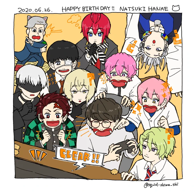 花江くんお誕生日おめでとうございます!!!??????
声優業に実況に朝の顔に…と毎日忙しいとおもいますが、お体を大切に、奥さまとみそちゃん・こんぺいちゃんと素敵な一年を過ごされることを願っております!!??✨
#花江夏樹誕生祭2020
#花江夏樹生誕祭2020 