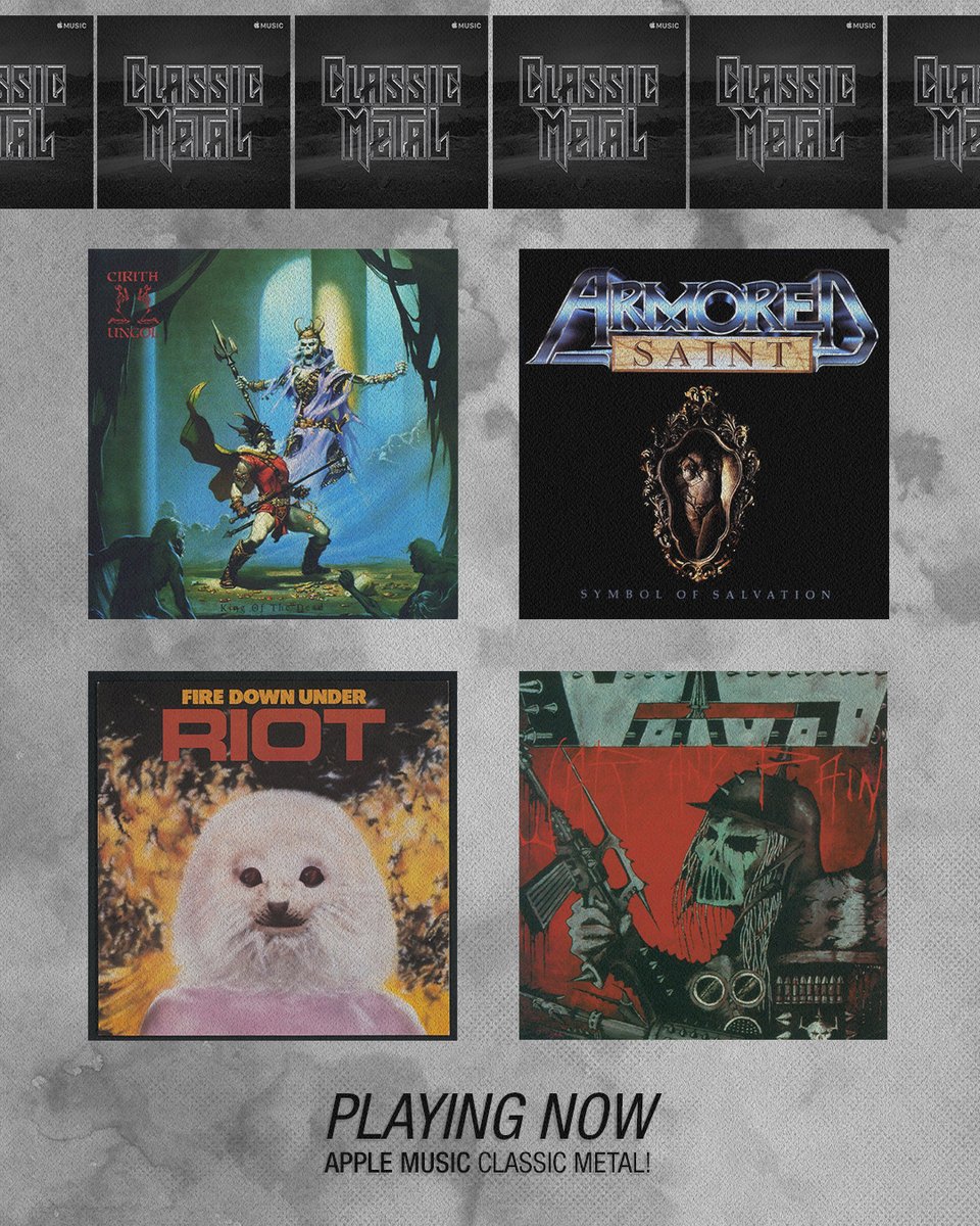 EbX2MnlU8AIguX5 RT @MetalBlade: You can never go wrong with some classic fucking metal! Check out @AppleMusic's #ClassicMetal #playlist to hear jams from @CirithU, @thearmoredsaint, #Riot, @voivoddotnet and more! ?: https://t.co/rna9DSknFv https://t.co/MjXNlyU3n4 | Cirith Ungol Online