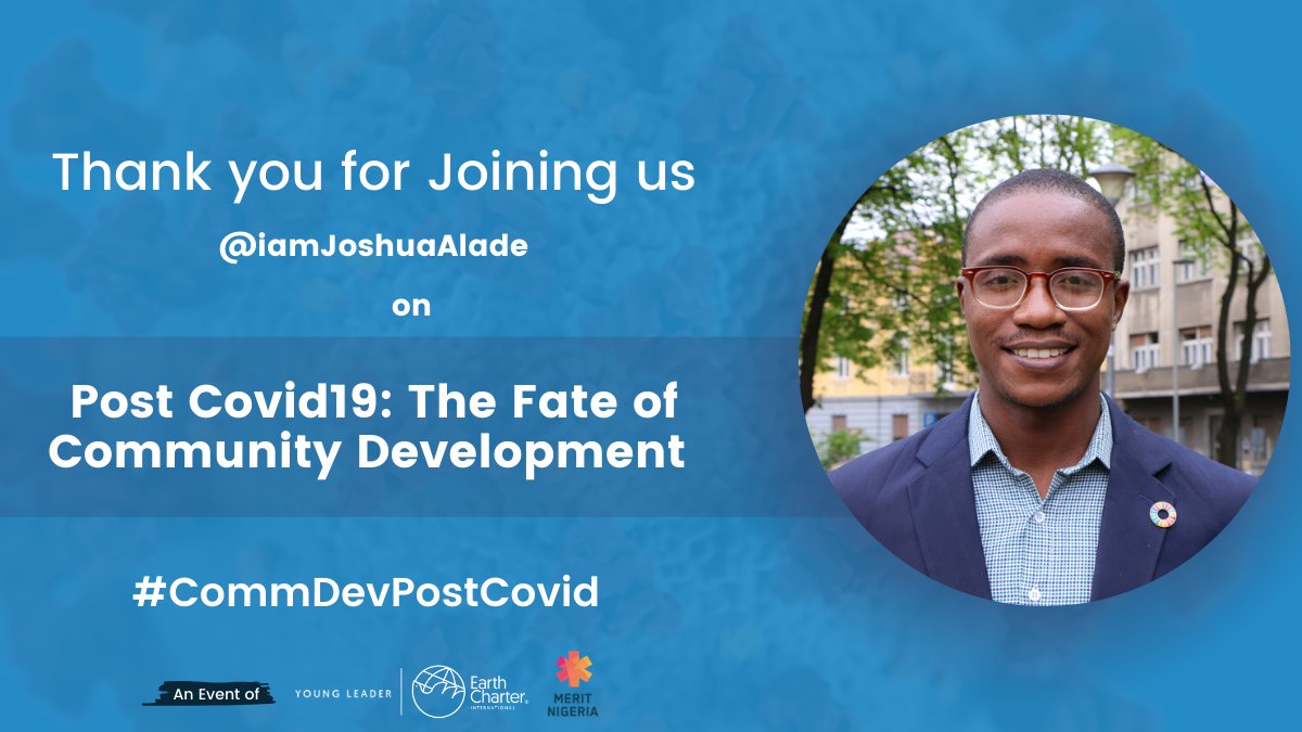 acefestus's tweet photo. While our questions are being answered, I want to use the medium to appreciate @iamJoshuaAlade for sharing these insights on moving community development forward after covid19 #CommDevPostCovid https://t.co/yoAC0NlhKU