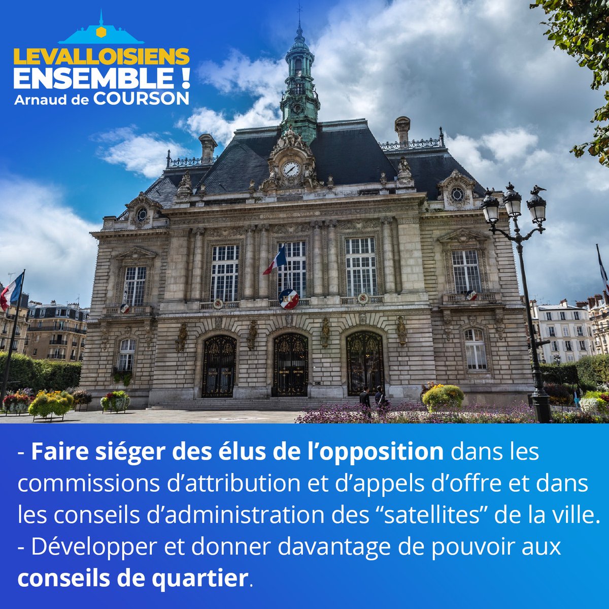 Dès le 29 juin, l'équipe des #LevalloisiensEnsemble! travaillera pour faire évoluer #Levallois en une ville innovante et plus attractive.

Je m’y engage!
Retrouvez l’intégralité de nos propositions sur le programme 👉 courson2020.fr/programme
#Municipales2020