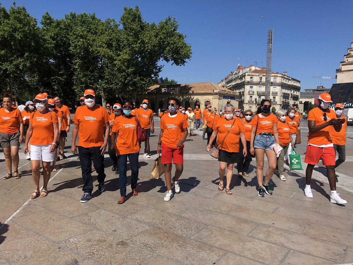 janninsteph's tweet photo. Montpellier en orange 🧡! Dimanche soir votez pour la seule liste #citoyenne #ecologiste #diversgauche en dehors des partis politiques pour une ville libre et humaniste #MontpellierLaCitoyenne @saurel_2020 https://t.co/bWPtO2q5zM