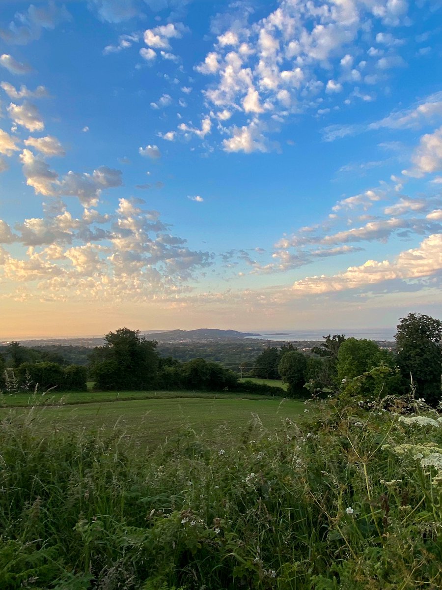 glennpolley's tweet photo. Beautiful walk (well, hike! 🏃♂️) 900ft to the summit of Ballycorus Leadmines last night. Lovely way to see the city from a height and got there just in time for the sunset! 🌅
#dublin #ballycorus #leadmines #southdublin #sunset #nature #sky https://t.co/8IPB1JhQLs