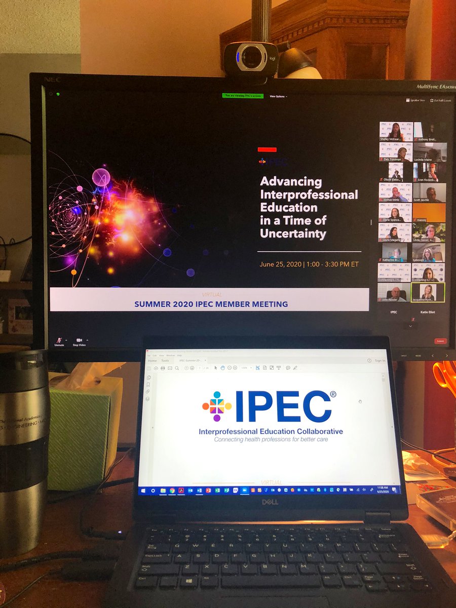 BE_4_IPE's tweet photo. We are excited to be a part of the IPEC virtual member meeting today! @ASAHPDC @ipec_org @NATA_IPEP https://t.co/QMMLSqE4QD