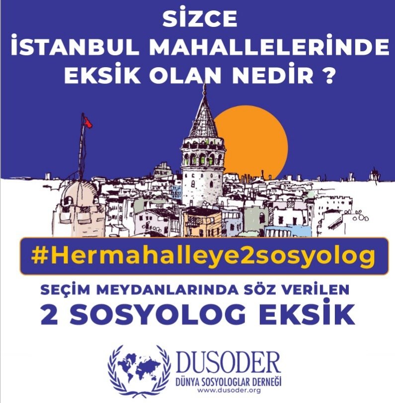 <a href="/HaciAlakus/">Haci Alakuş (KUZEY'in OĞLU)</a> 
<a href="/dusoder/">Dusoder(Dünya sosyologlar derneği)</a> 
<a href="/RTErdogan/">Recep Tayyip Erdoğan</a> 
<a href="/ekrem_imamoglu/">Ekrem İmamoğlu</a> 
<a href="/saglikbakanligi/">T.C. Sağlık Bakanlığı</a> 
<a href="/ailevecalisma/">Cshabakanligi</a> 
<a href="/drfahrettinkoca/">Dr. Fahrettin Koca</a> 

#hermahalleye2sosyolog