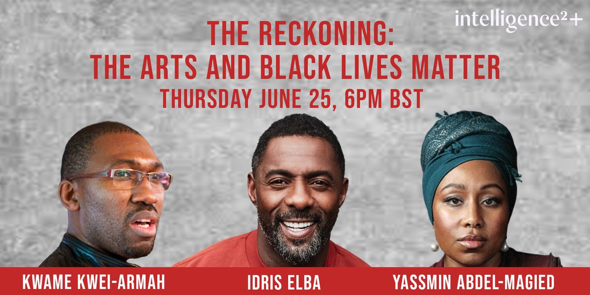 Happening now! Tune into our free online event with on The Arts and Black Lives Matter with 
<a href="/kwamekweiarmah/">Kwame Kwei-Armah</a>
 and 
<a href="/yassmin_a/">Yassmin Abdel-Magied</a>
 for 
<a href="/intelligence2/">Intelligence Squared</a>. 
Join us! Register here: bit.ly/2VduvGc