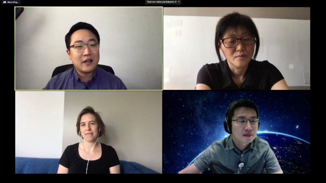 CincyInformatix's tweet photo. #DigitalMed20: tune in now to our Bioinformatics and Intelligent Genomics Break-out Session (happening in Virtual Room B) to hear our live panel discussion. Submit your β's for our panelists @dokyoon_kim, @EmilyMiraldi, @heewlim (moderator) & @hakyim https://t.co/fWUcgB6g48
