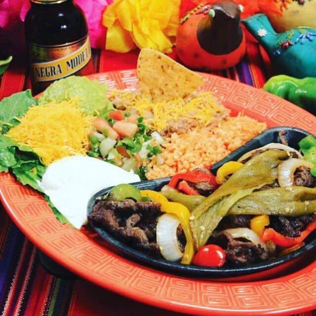 Join Us for Lunch Today and Try Our Fajitas! Grilled and Seasoned to Perfection! Served with Spanish Rice, Refried Beans, Sour Cream, Guacamole, Cheese, and Pico de Gallo! 

Dine Indoors, on Our Patio, or Order Curbside Carryout! We're Here to Serve You Safely!
(575) 524-3524