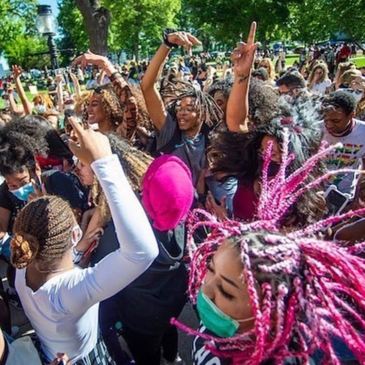 Juneteenth2020's tweet photo. BLACK JOY in Salt Lake City, Utah ✊🏾🖤 Reposted from: @juneteenthutah

📸 https://t.co/XMzFmL6kTb via https://t.co/keW5yXjDOh https://t.co/W4SL39NwsA