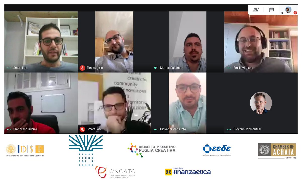 InterregTraces's tweet image. Videoconferenza questa mattina per i #mentor del #localatelier di #Manfredonia CoworkingSmartLab per definire le linee guida da seguire nel corso della seconda fase dell&apos;incubazione delle #startup #ProgettoTRACES!