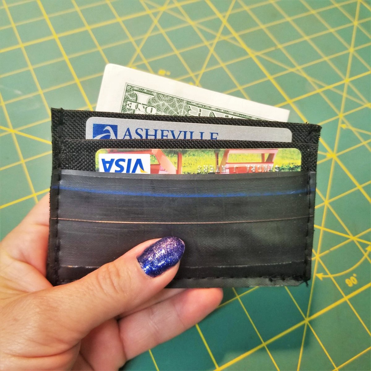1alienmenace's tweet photo. Excited to share the latest addition to my #etsy shop: Up-cycled Inner Tube Mini Credit Card Wallet https://t.co/GnVnTVv4Ct #black #innertube #upcycled #wallet #cardholder #fashion #accessories #rubber #style https://t.co/FZbUHnzRul