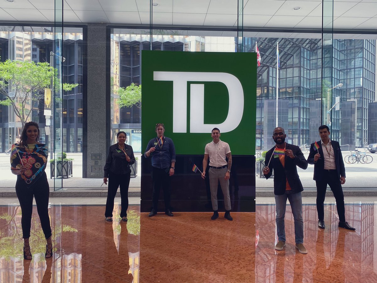 Branch 500 standing proudly together to support Pride today and everyday!
#ForeverProud #TDReadyCommitment #CPBPrideDay
<a href="/SHong_TD/">Simon Hong</a> <a href="/scott_belton/">Scott Belton</a>