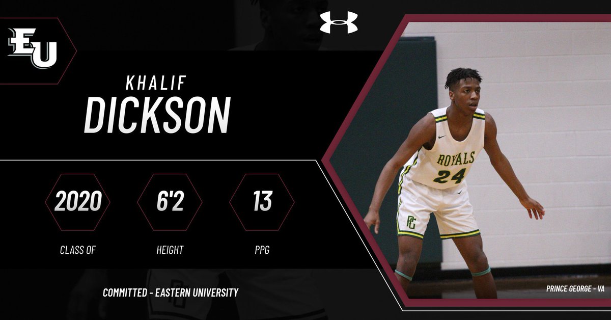 EasternU_MBB's tweet image. Welcome Khalif Dickson from Prince George in Virginia! #FlyWithUs