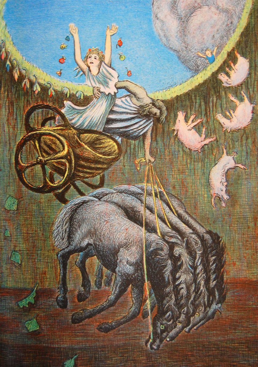 chapps's tweet image. #MuseumsUnlocked How did I get so interested in Classical Greek and Roman myths and history? I can trace it all back to the wonderful #illustrations of Ingri and Edgar Paris D&apos;Aulaire&apos;s Book of Greek Myths. I still have it in my library today. #greatforkids 😍