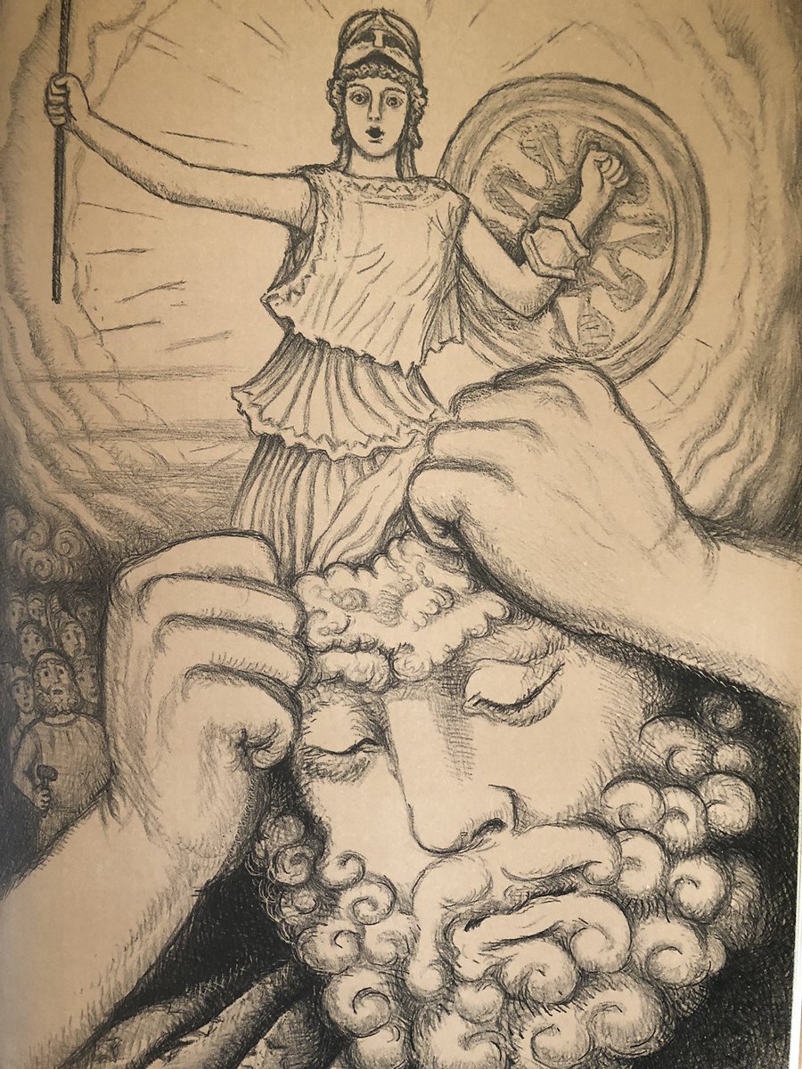 chapps's tweet image. #MuseumsUnlocked How did I get so interested in Classical Greek and Roman myths and history? I can trace it all back to the wonderful #illustrations of Ingri and Edgar Paris D&apos;Aulaire&apos;s Book of Greek Myths. I still have it in my library today. #greatforkids 😍