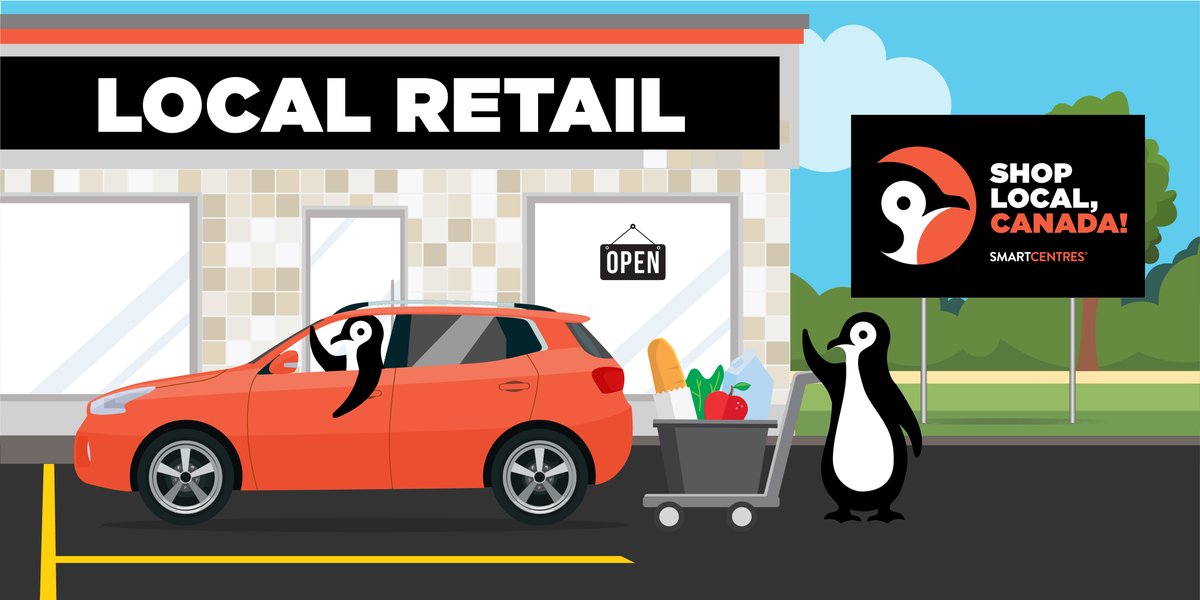 SmartCentres's tweet photo. Curbside pickup is extra easy at SmartCentres! Many of our open-air centres give you direct access to stores, helping maintain physical distancing while you pick up.
#socialdistancing #besmartstayapart #shoplocal #supportlocalretail https://t.co/0qTnAZlVOh