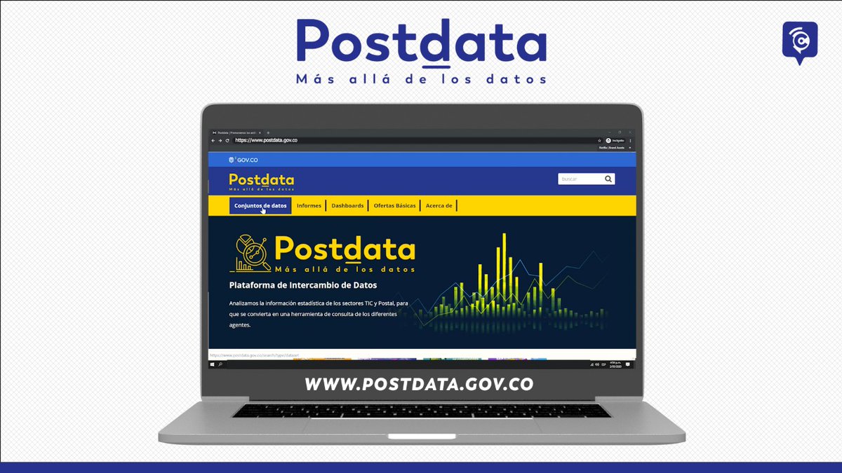 CRCCol's tweet photo. #GranNoticia | Desde el 8 de mayo han ingresado a la plataforma de Postdata, 1.141 usuarios únicos, los cuales han generado 11.767 visitas a páginas. #PostDataAUnClic 💻 https://t.co/pPxNQWQLHy