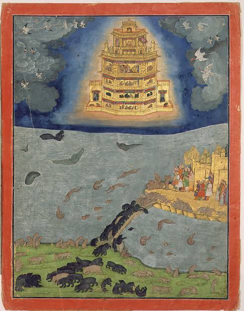 Battle of Dwarka (part 3)When Sri Krishna returned to Dwarka he saw aftermath of the battle, beautiful forests and gardens were all destroyed, when he heard about what happened he pledged to return to Dwarka only after kill!ng Shalva