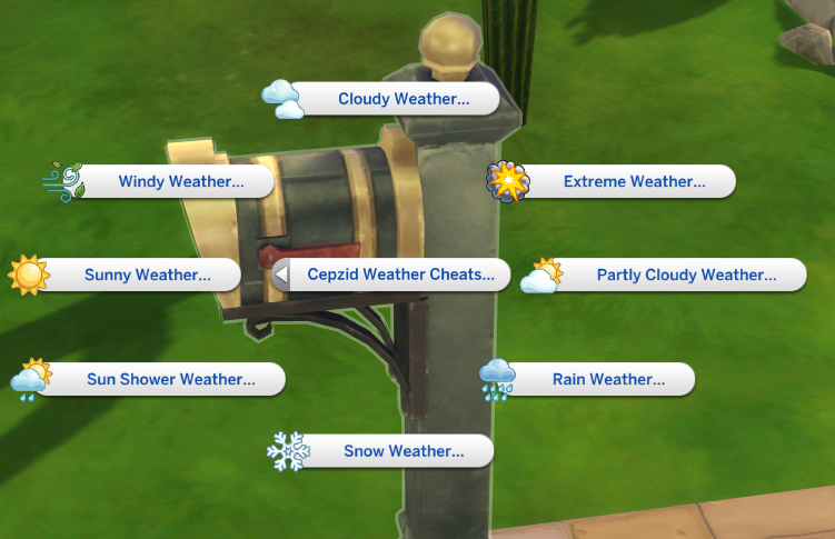 The Weather Cheats for The Sims 4 — SNOOTYSIMS