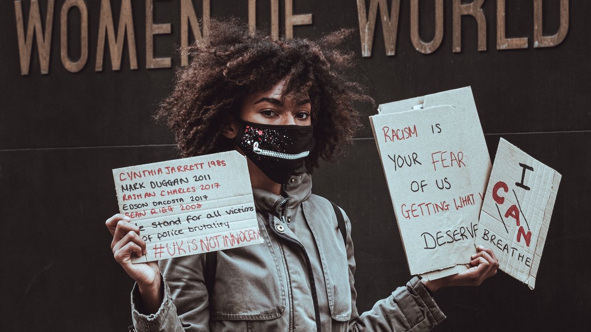 Black Lives Matter protest, London, 2020 (Photo: Joao Pereira via Flickr, CC BY-NC-SA 2.0)