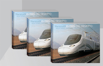 RevistaViaLibre's tweet photo. Spanish railway news - Spain abroad
“Haramain High Speed Railway���, the Desert Train book https://t.co/iY1lpxZV9o @haramainrailway @ed_elviso @Ineco_es @Renfe @Adif_es @mitmagob @TalgoGroup @alshoulaHHR @IndraCompany #VíaLibre #DesertTrain https://t.co/AGZnlxJVmE