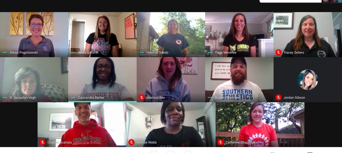 AVID curriculum team wearing their school pride!