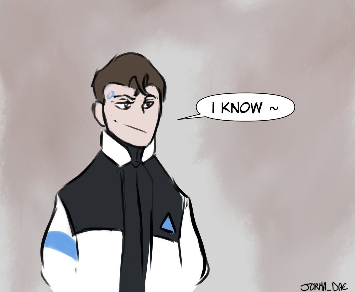 Jorma_dae's tweet photo. "You're also part of the police, dipshit" #gavin900 #DetroitBecomeHuman #dbhgavin #dbhrk900 #reed900 #RK900 #gavinreed https://t.co/wWOD9TUTcY