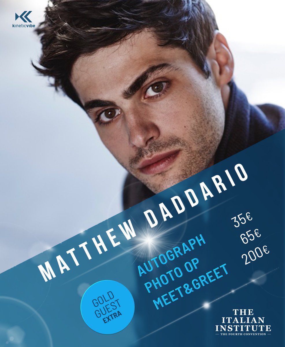 ITAInstituteCon's tweet photo. We are excited to announce that Matthew Daddario is a re-confirmed GOLD guest for #ITAInstituteCon4! https://t.co/DuKOyBTNTN