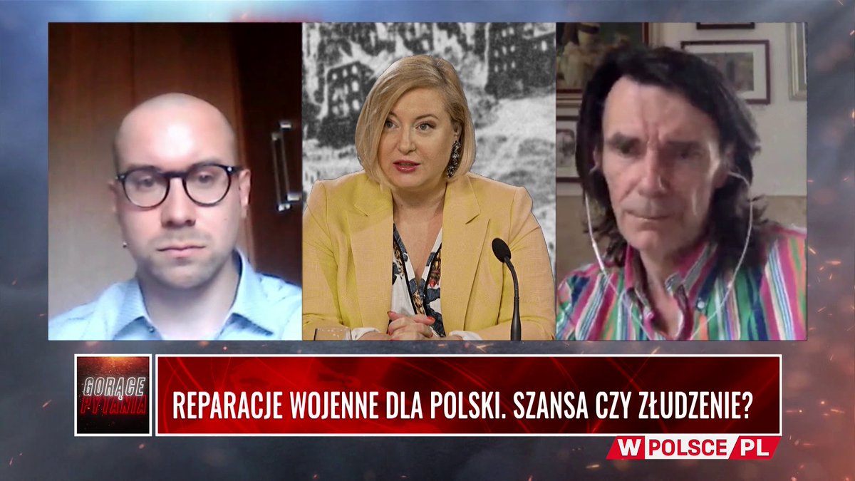 wPolscepl's tweet photo. REPARACJE WOJENNE DLA POLSKI. SZANSA CZY ZŁUDZENIE?
Gośćmi @ARybinska są Leo #Mausbach, Inicjatywa na rzecz pomnika ofiar niemieckiej okupacji Polski i prof. Arkadiusz #Stempin, Wyższa Szkoła Europejska im. ks. Józefa Tischnera.
Zapraszamy na rozmowę ➡️📺: https://t.co/QX7Dh1P8KI https://t.co/uvoC0O1A9s
