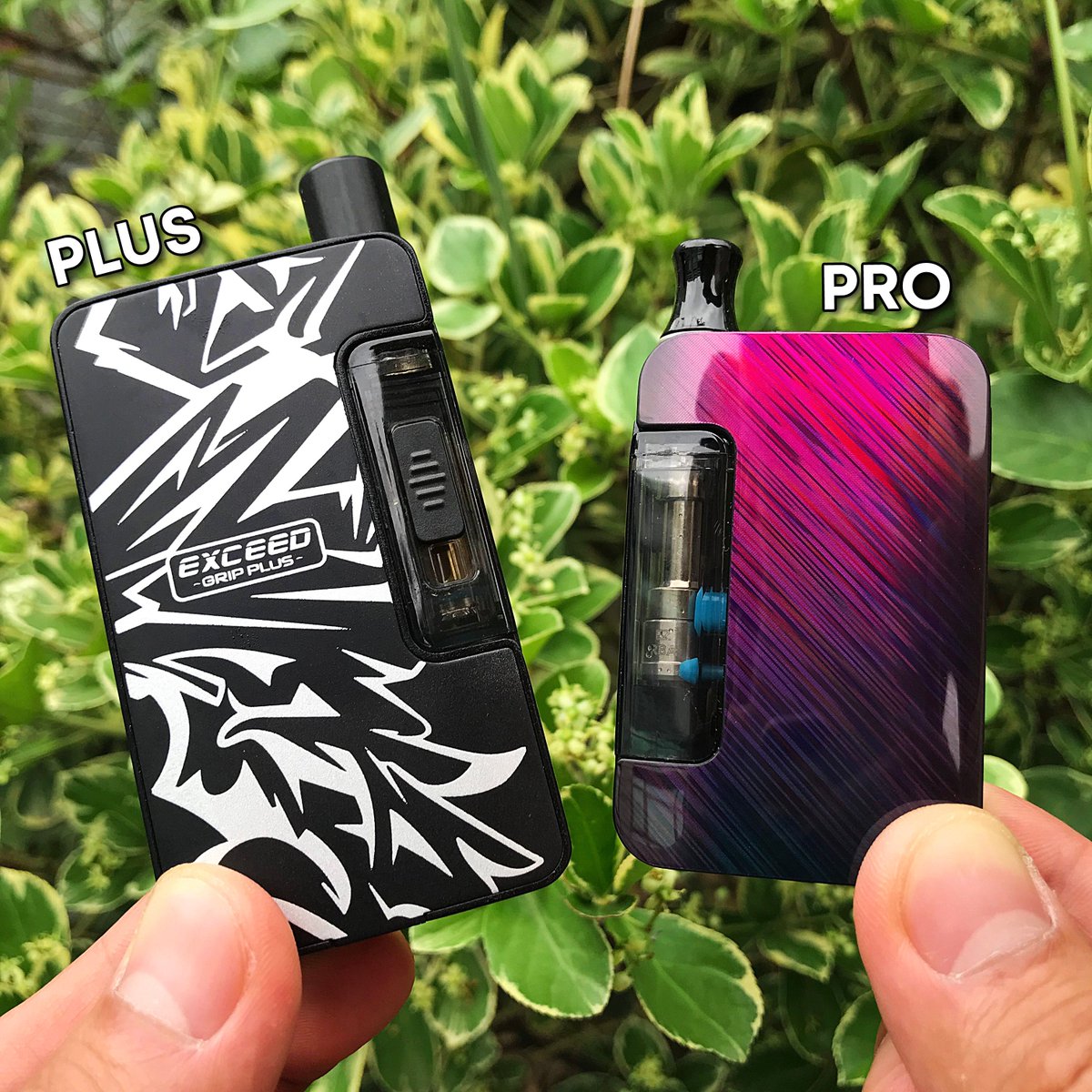 HeavenGiftsCom's tweet photo. Exceed Grip Plus or Exceed Grip Pro?😍
.
#heavengifts #Joyetech #ExceedGrip #GripPropod #GripPluspod #podkit #vape #vapenation
Warning: This product contains nicotine. Must be legal vaping age in your country https://t.co/aUA2Wwp2Ga