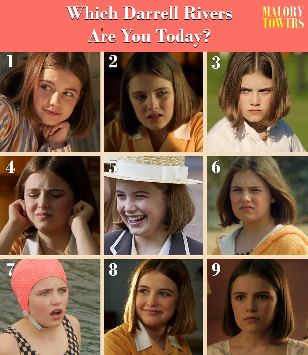 Which Darrell Rivers are you today? #MaloryTowers