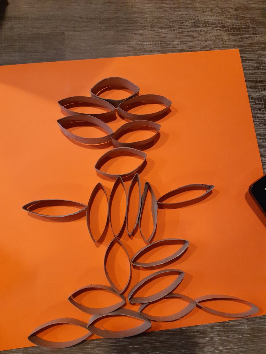 Pabajo1's tweet image. These were out from my grade 2s assignment... so my niece who just turned 3 did this all on her own today!!! 😯 @PWPerrier @dsbn #dsbnmathartchallenge