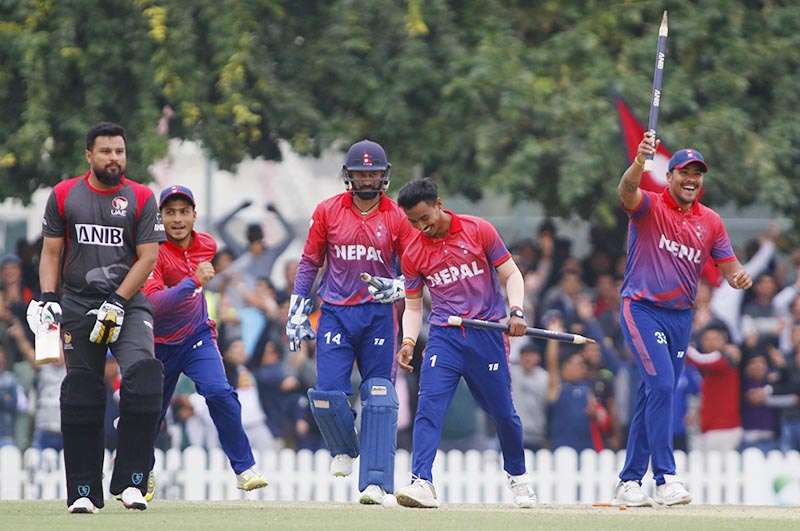 Soon the host suffered 2/1 defeat in T20 too which means , Nepalwon the their first ever T20 series.The host were outlasted though they started their campaign with a win everytime
