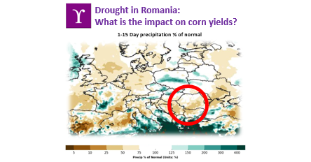 CropYield's tweet photo. Dry forecast for large parts of the Balkans, where #corn would benefit from rain. Use our unique yield prediction service to understand how this will impact #harvest20 crop yields!
#cropyieldsbysatellite #WheatHarvest20 https://t.co/suIH7YE7dn