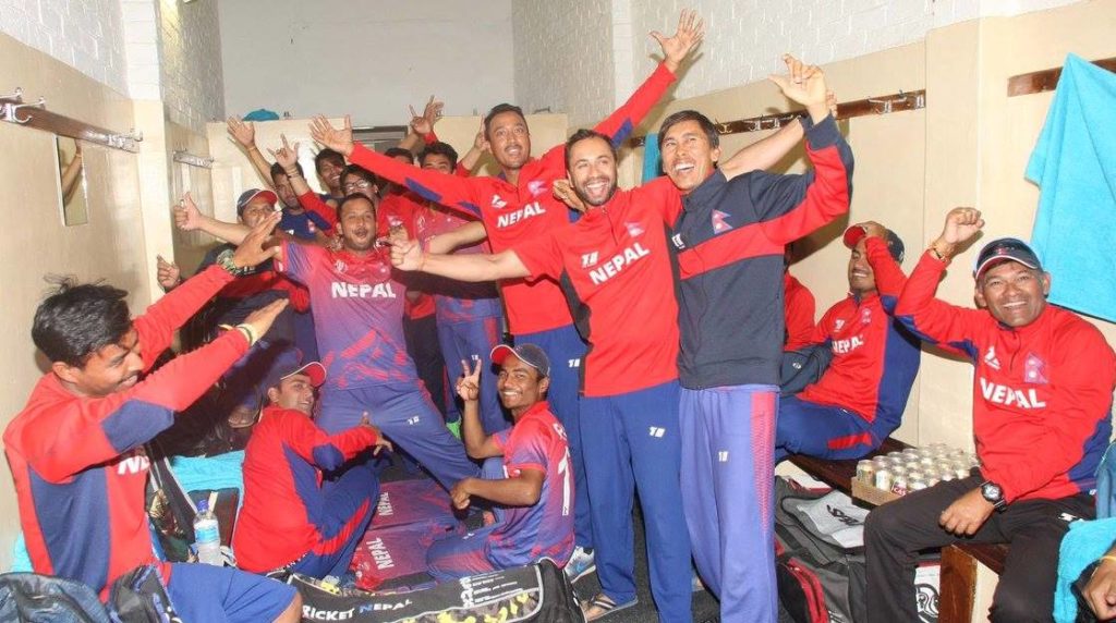 Now the Journey From Division 5 to Div 1Division ~5~Beat Jersey by 6 wkts bagging up MOM for his 69 runs knock~Beat Singapore by 16 runs~71 runs storm by Paras threw away Bahrain as Nepal won by 8 wkts.~Beat fizi by 193 runs~lost to USA And beat same team in Final