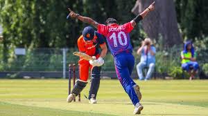 Penultimate ball by 1 runs .This was Nepal first ever ODI Win where everyone chipped in with contribution like  @Sompal_Kami  @Sandeep25 and mang more. @Sompal_Kami becoming the MOM for first time in ODI history