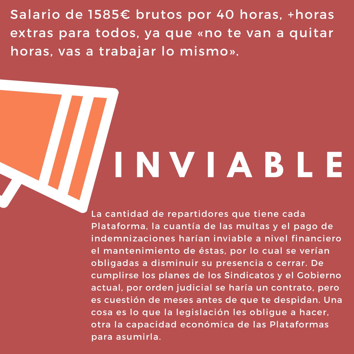 RepartidoresUni's tweet photo. Os dejamos más aclaraciones acerca de las cosas que se dicen para que estéis informados, y más de las mejoras que proponemos.  #SíSoyAutónomo #DejenTrabajar #NoMeRepresentan #NoSonMiVoz #NoSinMiVoz https://t.co/oY8cffw836