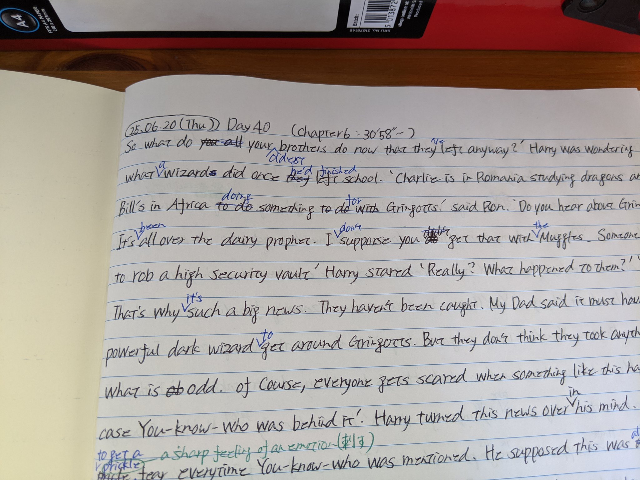 なーこ イギリス Day 38 今日は難しい単語はなかったけど 過去分詞がまだまだだと実感 今日の単語 Leap 跳ぶ 跳ねる 飛ぶように行く 過去形はleapt 本を読んでると結構出てくる単語だけど 自分では使えない単語 英語学習 英語勉強 英語