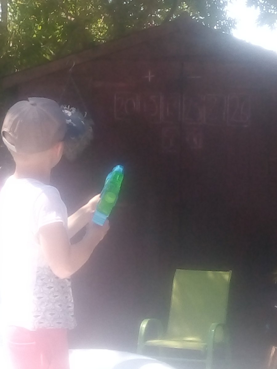 LPetchey's tweet photo. @FVAYR1 a maths kind of day online maths games, subtraction and addition, shoot the correct answer with the water gun. https://t.co/rPhJpagaVC
