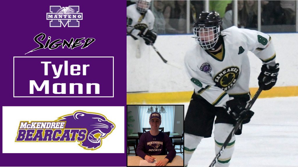 MHSscores's tweet photo. College Signing - Tyler Mann - Hockey
Congratulations!  #AllPurpleAllIn
@TDJsports https://t.co/3d3VuokHM8