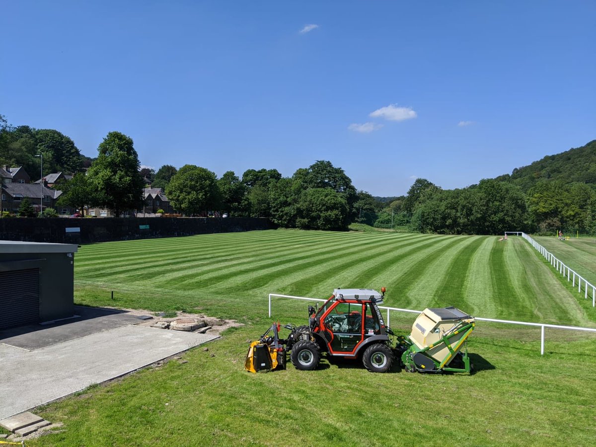 Plenty of work going on down at the club ahead of the new season and re-opening of the clubhouse on the 4th July! Many thanks to NGRS Resin Services (@n8ffh) for the Outdoor Area and Green Valley Arborists on the pitch work, top work!!