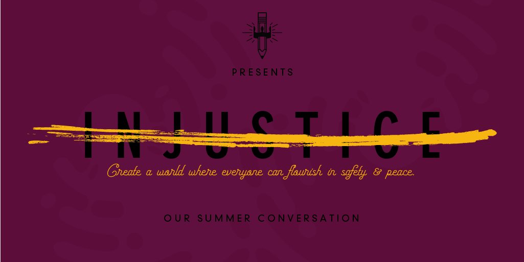 kgdmcreative's tweet photo. Announcing our summer conversation on the topic of INJUSTICE. Courageously making other peoples problems, our problems. Join our live conversation TONIGHT on Zoom at 7pm as we open up about this topic. Register online at Eventbrite. https://t.co/nWzPvZ0hjb https://t.co/qjVP0dWf8W