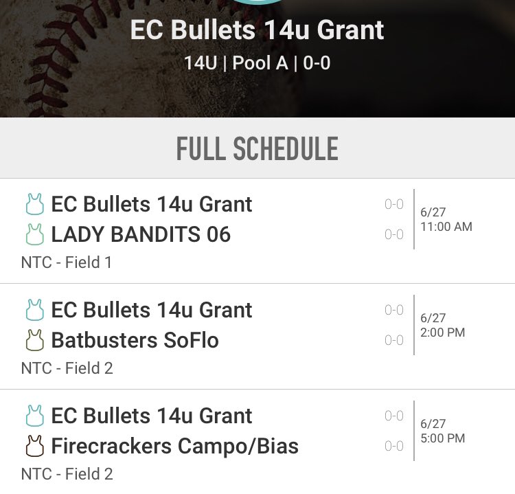 Schedule is out for PGF Summer Shake Down. All games are EST. Watch on <a href="/AthletesGoLive/">AthletesGoLive</a> ID: AGL003928 <a href="/EastCobbBullets/">EC Bullets Fastpitch</a>