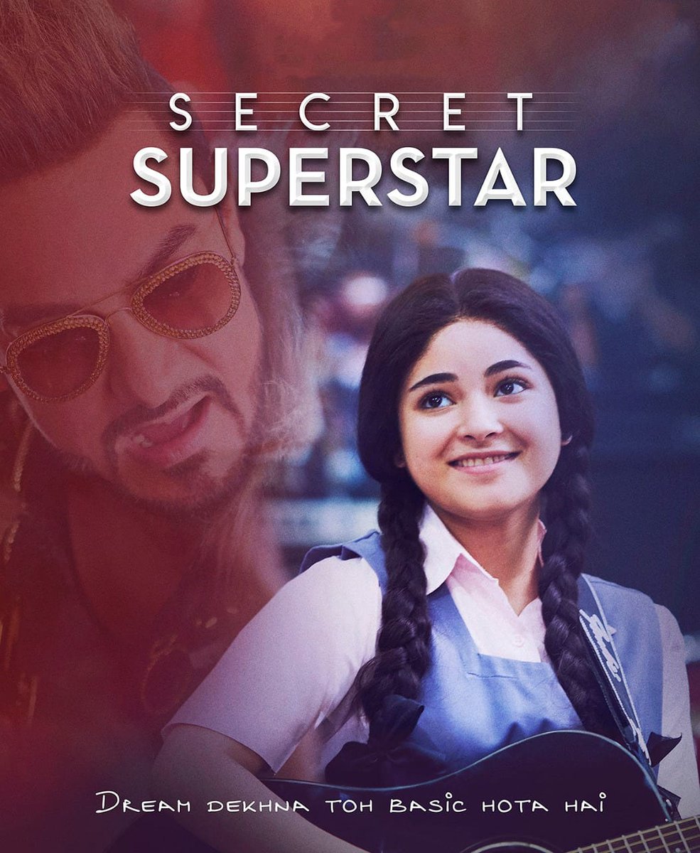 SpiceSocial1's tweet photo. #SecretSuperstar,an #AamirKhanProduction film revolved around the life of a teenage girl played by @ZairaWasimmm.@aamir_khan was in a never seen before avatar playing a pretentious music director.The film received all the love from the audiences
#16YearsofSpicePR #TheYear2017 https://t.co/hdlhMS1qhz
