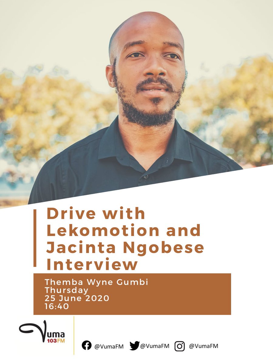 VumaFM's tweet photo. As #YouthMonth draws to a close we shine the spotlight on some young people doing amazing things in KZN.
We chat to Themba Wyne Gumbi the brains behind Wyne's Accessories
#Drive103 with @lekomotion @JacintaNgobese and @BigMike_27 from 15:00-18:00 https://t.co/22K8lLeHEa
