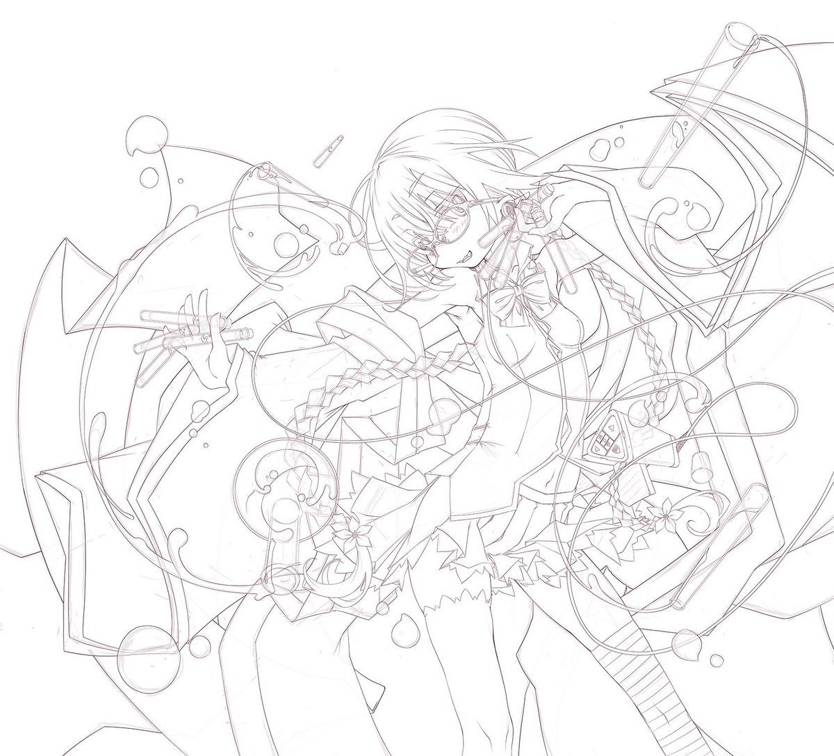 HolTunes様のジャケット絵として描かせていただいたものです。ジャケットデザインはヒトマスモドル様。5点目 