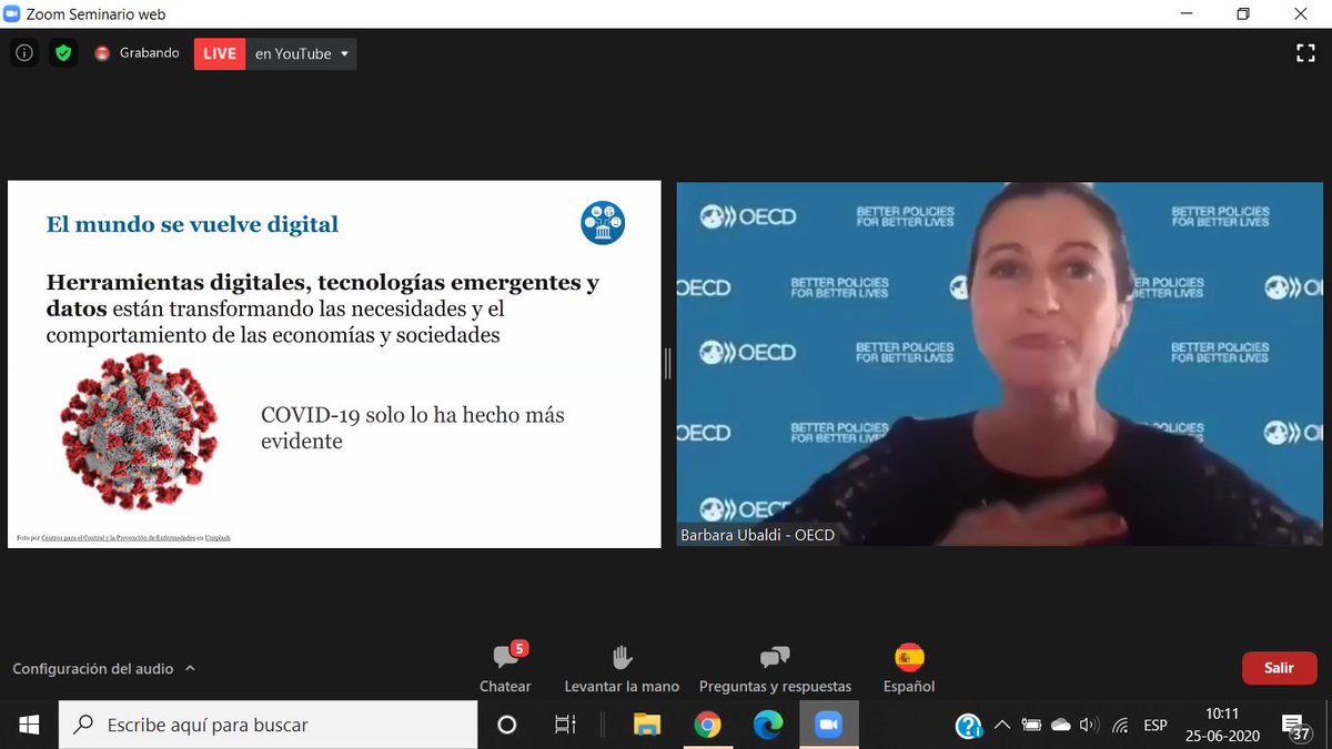TaxAndTechSpa's tweet image. "El Mundo se vuelve digital" @BarbaraUbaldi 

en vivo: youtube.com/watch?v=rUQCgg…

#TransformaciónDigital #OCDE